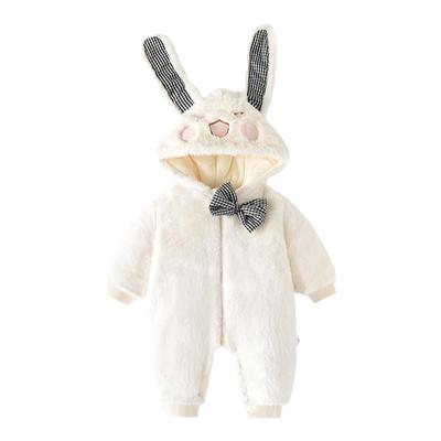 班级小客婴儿银狐绒冬季连体衣