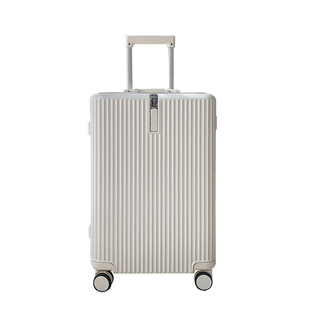 日系铝框行李箱静音万向轮登机箱22寸密码箱女学生防刮耐磨拉杆箱