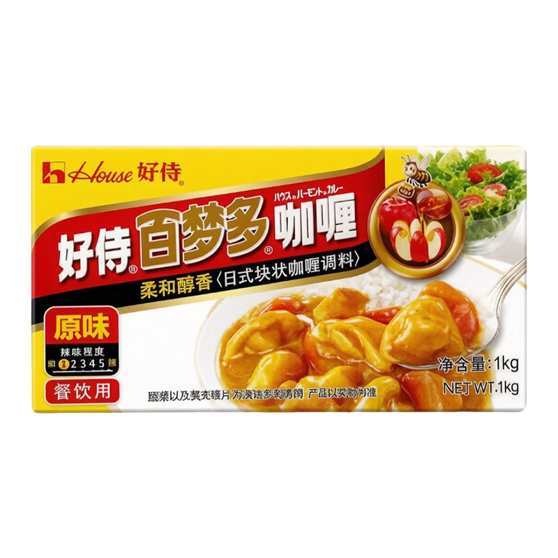 好侍百梦多咖喱块1kg原味咖喱牛肉鸡肉简便速食儿童调料日式调料
