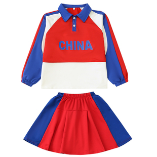 儿童演出服小学生毕业季班服幼儿运动会服装学院风合唱服园服