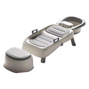 日本进口洗头发躺椅儿童洗头椅月子可折叠成人家用大号洗头床孕妇