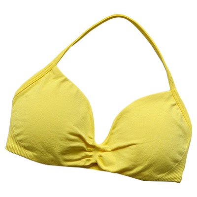 性感挂脖吊带运动文胸女带胸垫