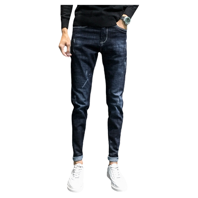 2026春秋季弹力牛仔裤男修身小脚裤子男韩版潮流青年长裤青年百搭