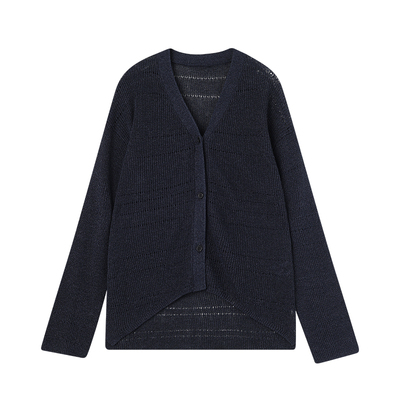 THESOONGv领镂空针织外套