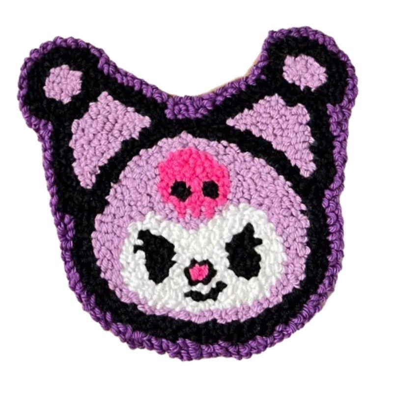 戳戳绣杯垫DIY冰箱贴材料包戳针手工隔热戳戳乐卡通毛线画礼物