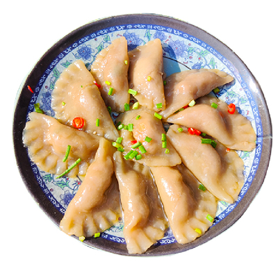 纯手工芋饺鲜肉饺子衢州特产小吃