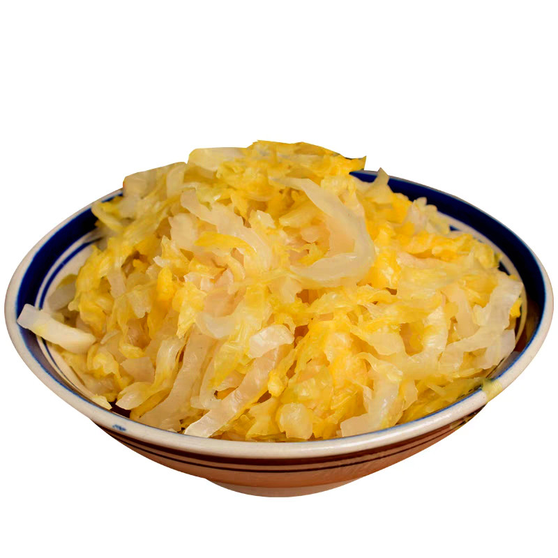 东北农家大缸腌制酸菜新鲜酸爽