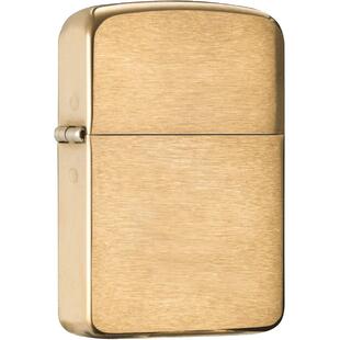 Zippo官方旗舰店正品1941复刻拉丝黄铜煤油打火机送男友生日礼物