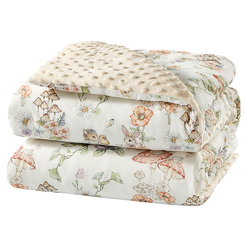 ELLE baby豆豆毯宝宝婴儿豆豆被新生儿盖毯幼儿园午睡专用小毯子