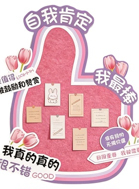 心理咨询室布置情绪健康毛毡墙贴