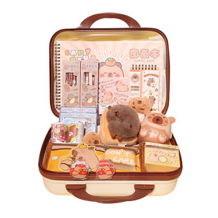 卡皮巴拉文具套装礼盒送男孩女孩的一年级学习用品入学必备10岁小学生开学文具大礼包生日礼物女生笔袋伴手礼