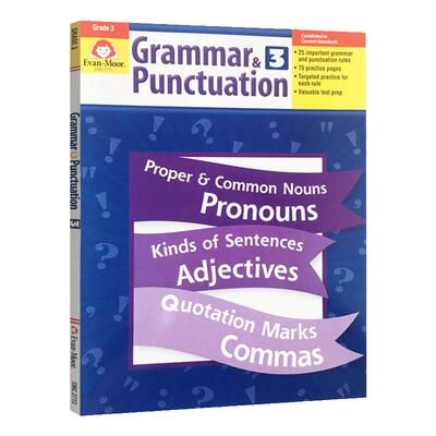 Grammar and Punctuation Grade 3 语法与标点练习册 三年级 英文原版