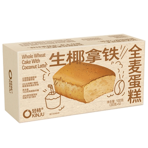轻桔生椰拿铁全麦蛋糕面包糕点0添加蔗糖营养健康早餐代餐咖啡味