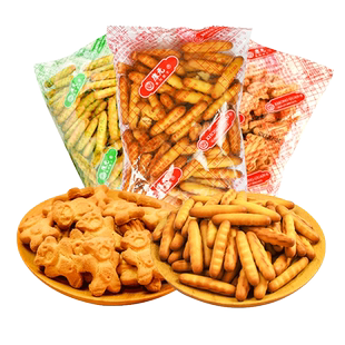 康元饼干香酥条65g拇指手指小熊饼干磨牙儿时怀旧零食旗舰店同款