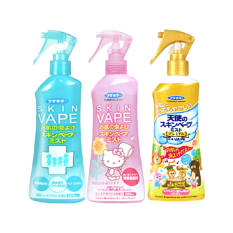 vape日本未来家庭驱蚊液适用户外室内花露水防叮咬喷雾驱蚊水便携