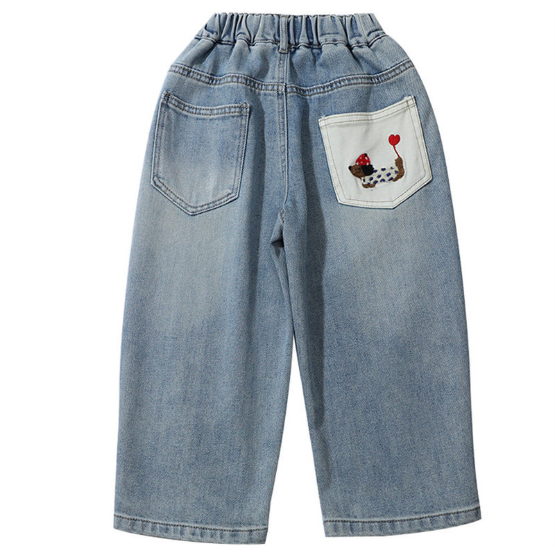 时尚潮款牛仔裤女童春秋新品