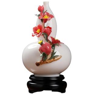 《多子多福》陶瓷葫芦摆件中式客厅博古架电视柜酒柜装饰乔迁礼品