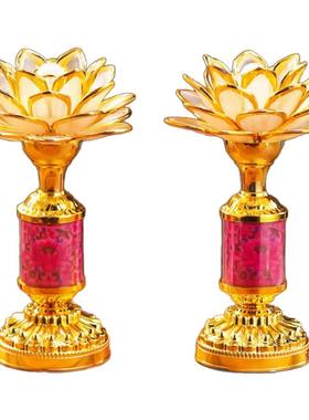 艾云腾新款莲花灯七彩财神爷灯