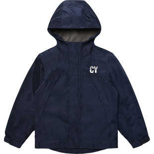 纯一良品儿童加绒连帽外套春秋男童夹克衫女孩运动上衣