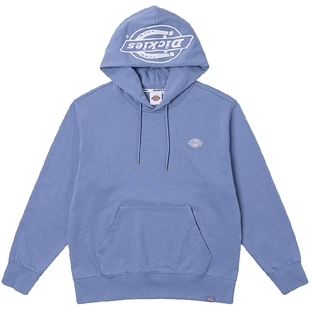 Dickies帝酷适秋冬帽子大LOGO刺绣设计毛圈内里连帽卫衣男女情侣