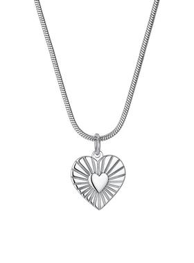 小众设计高级爱心锁骨链