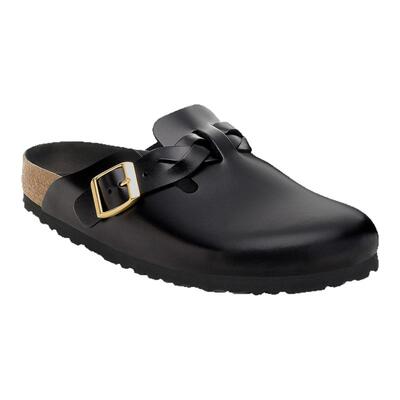 BIRKENSTOCK勃肯牛皮革包头拖鞋