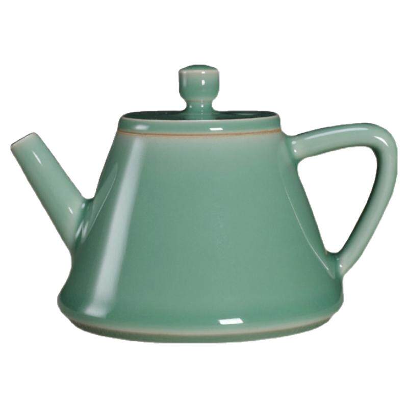 龙泉市青瓷黄长伟手工弟窑茶壶