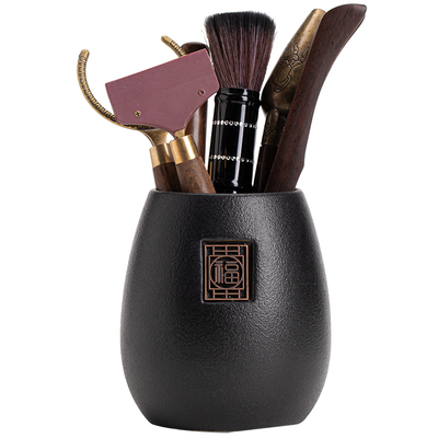 恬静生活中式复古茶道六君子