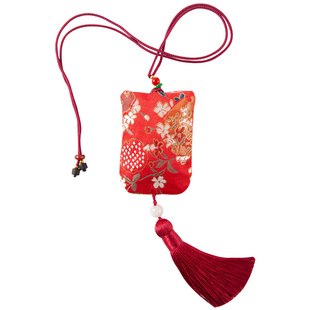 中秋节流苏香包桂花香囊驱蚊平安福符袋挂脖艾草香袋汽车挂饰古风