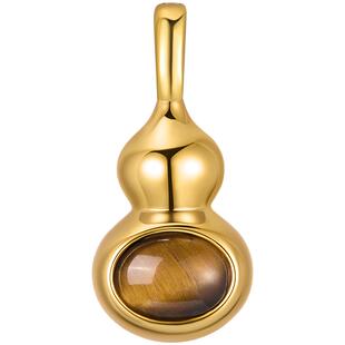 ZEGL小方豆DIY毛衣链系列轻奢虎眼石吊坠秋冬项链女长款珍珠配饰