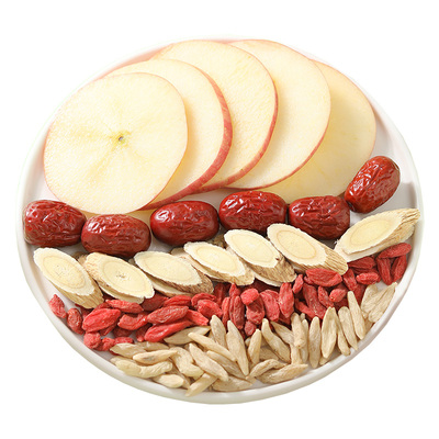 苹果黄芪水麦冬红枣枸杞茶养生茶