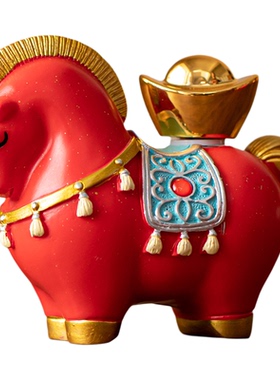 国潮马吉祥物摆件新年伴手礼