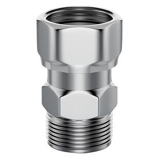 360度万向旋转活动三角阀4分内丝活接接头预留口靠墙墙角安装神器