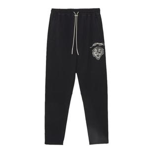 Ed Hardy埃德哈迪老虎头卫裤男休闲裤子直筒长裤百搭宽松运动裤男