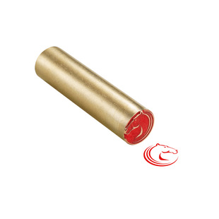 骏马 1.5*6 实心黄铜印闲章定制印章定刻书画作品引首章拦腰章书