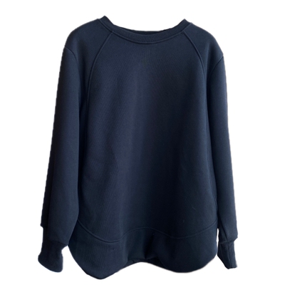 AMR UU◆慵懒时髦oversize男友风加绒保暖宽松套头卫衣女秋冬新款