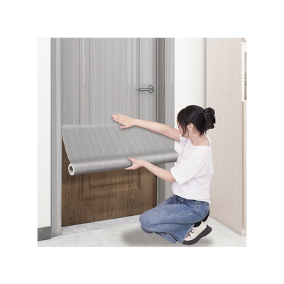 门贴纸木门翻新自粘防水防潮旧门遮丑木纹壁纸门框包边门改色贴膜