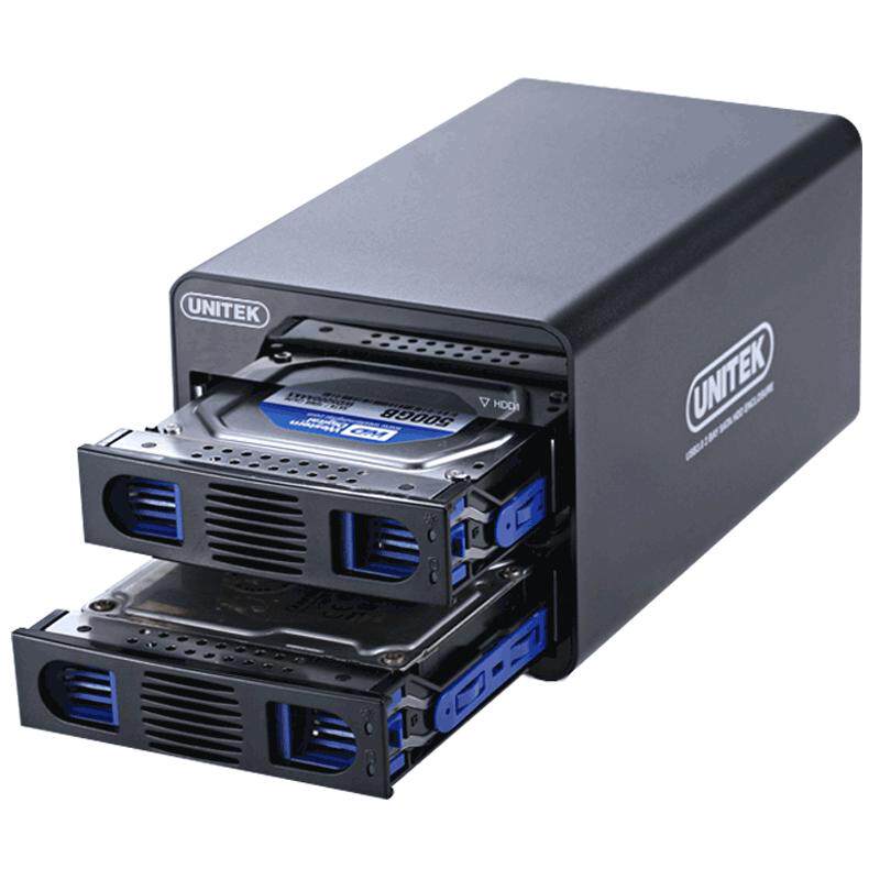 优越者4盘位硬盘柜存储架3.5英寸台式机械ssd固态sata硬盘箱笼盒