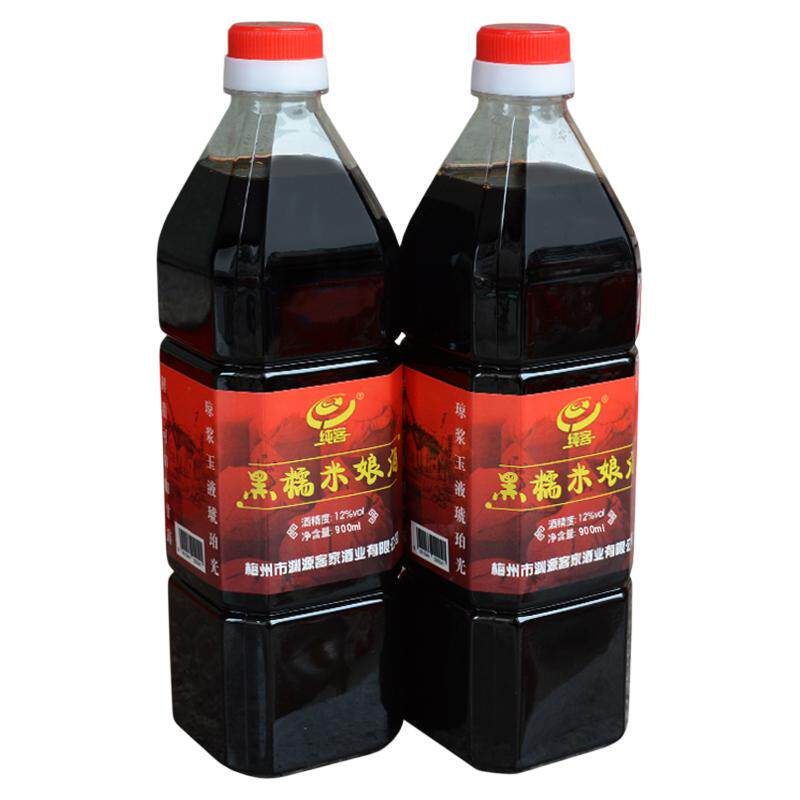 黑糯米黄酒娘酒梅州特产农家自酿