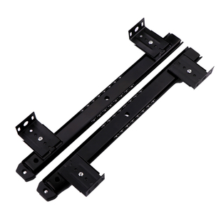 键盘托架抽屉导轨二节滑轨吊装托盘电脑台式桌子抽拉键盘轨道配件