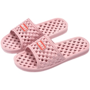 不臭脚越南橡胶拖鞋男女款 按摩卫生间洗澡防滑速干镂空软底凉拖