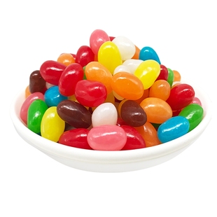 吉利豆水果味软糖多彩色糖豆蛋糕装饰烘焙点缀婚庆结婚喜糖果零食