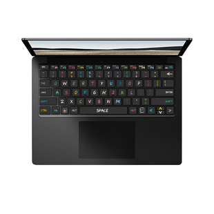 适用于微软surface Pro4-9 laptop系列键盘贴纸磨砂卡通可爱装饰