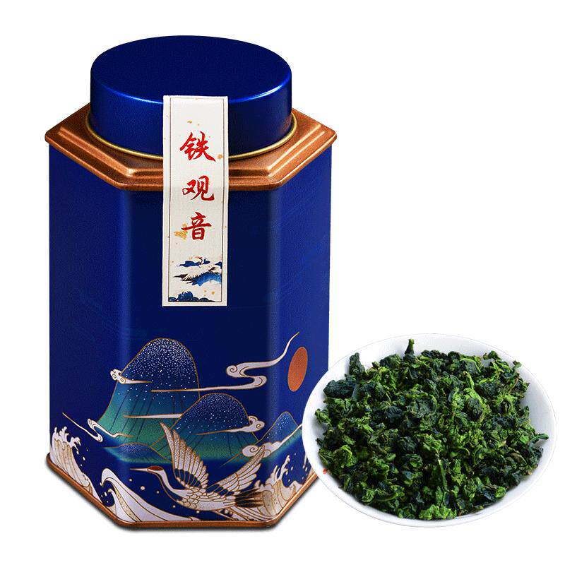 安溪铁观音浓香型特级罐装乌龙茶