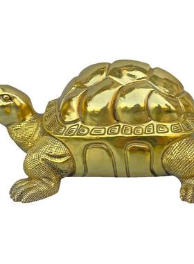 桌面铜乌龟八卦摆设贺寿礼品
