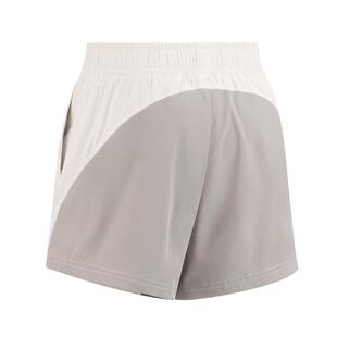 VfU跑步运动速干拼色短裤女春夏新款透气假两件防走光瑜伽健身裤