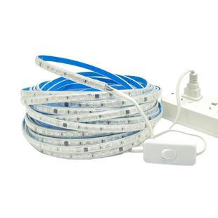 灯带led自粘背胶灯条超亮220v直接插电客厅家用户外防水1米送插头