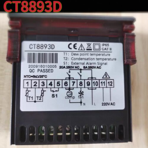 智能冷干机专用保护器CT8893D电源相序保护欠电压