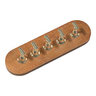 2026年新款极简风原木甲托穿戴甲美甲练习底座粘土强磁甲托展示架