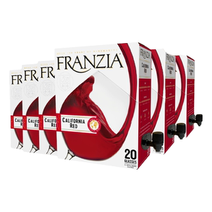 【整箱6盒】FRANZIA芳丝雅原盒进口莫斯卡托甜白葡萄酒3L 送礼